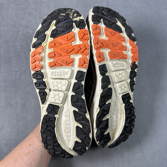 Hoka One One Stinson 3 ATR Mens Size 12.5 Trail Running Shoes Gray Orange main image 5